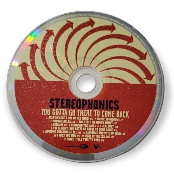 STEREOPHONICS - You Gotta Go There‎ To Come Back [2003 Promotional CD] - Picture 3 of 3